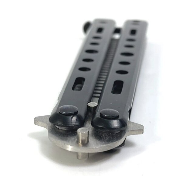 CELINE Novelty Butterfly Comb COSMIC CRUISER Comb Metal Black/Silver - Picture 3 of 7